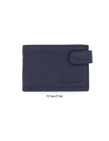 Blue leather wallet