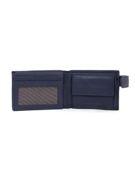 Mallette de peau bleu AC-ICONIC4-NAVY