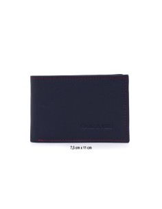 Blue leather wallet