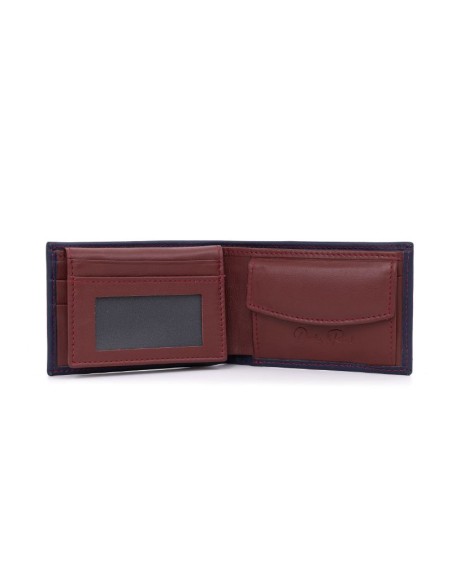 Blue leather wallet