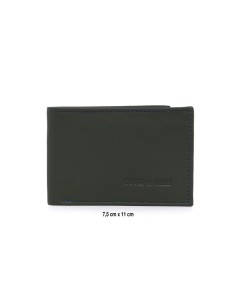 Green leather wallet