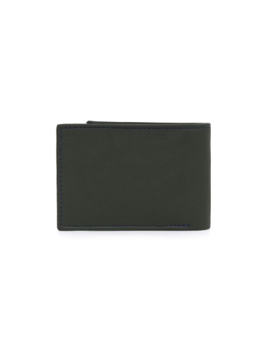 Green leather wallet