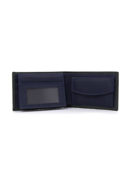Green leather wallet