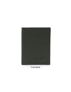 Green leather wallet