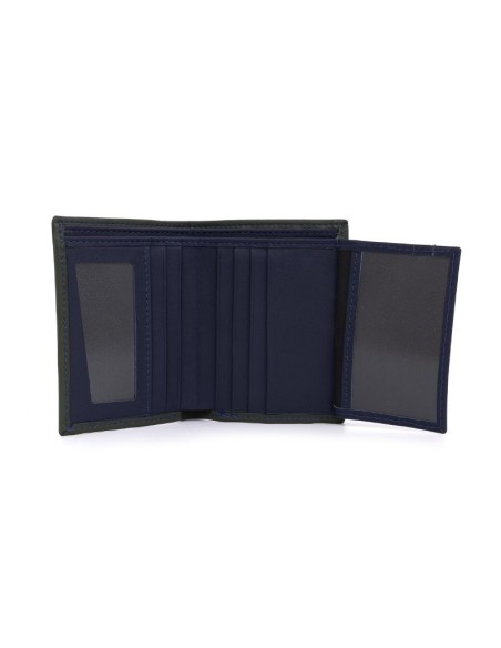 Green leather wallet