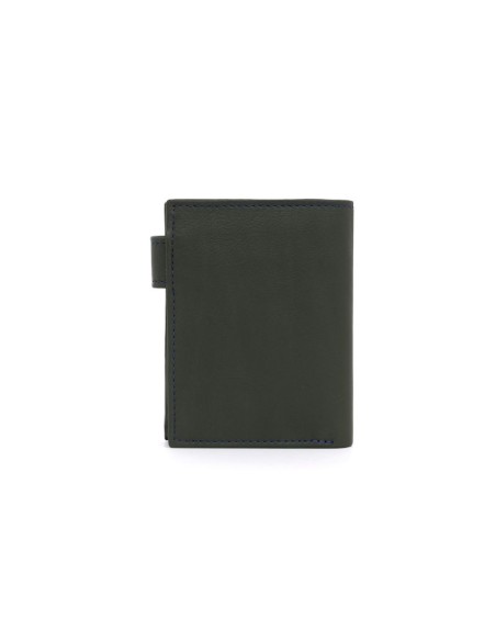 Green leather wallet