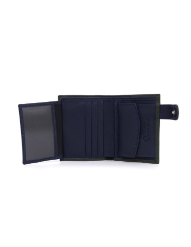 Green leather wallet