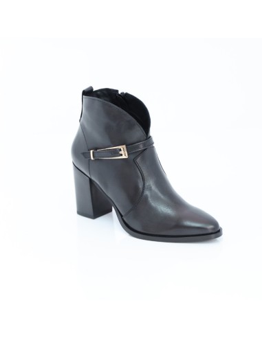 Botines de mujer liso liso color negro