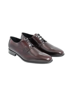 Burgundy leather derby
