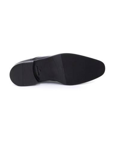 Derby de piel con plantilla extraible color negro