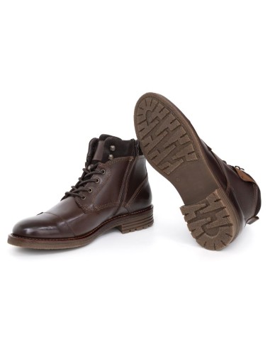 Bottine de peau marron BAKTRAMIN-BROWN