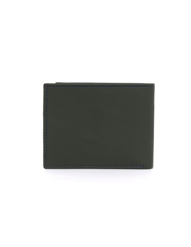 Green leather wallet