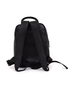 Black leather Backpack 2