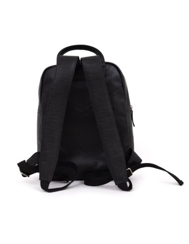 Black leather Backpack