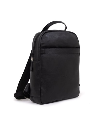 Black leather Backpack
