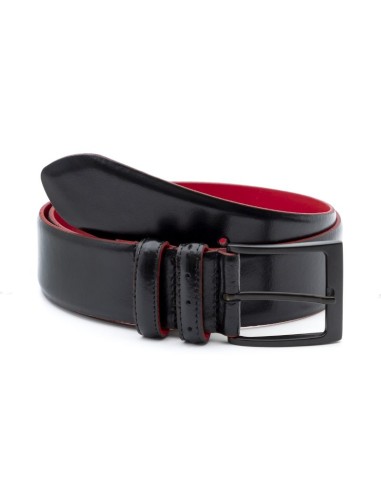 Ceinture de peau le noir B-PRAMO-BLACK