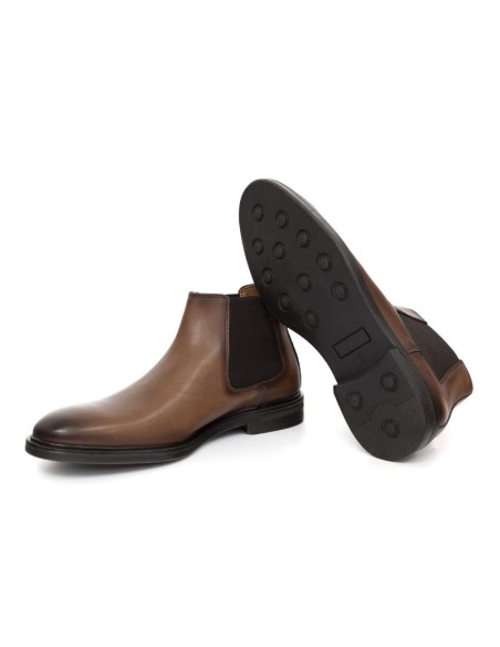 bottines chelsea de peau cuir BRATORO-CUERO