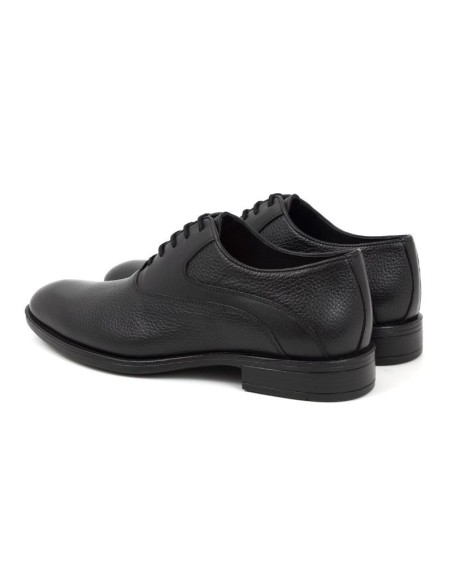 Black leather Oxford