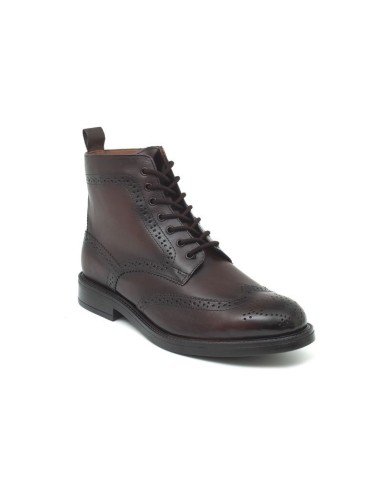 Bottine de peau marron PAZVOR-BROWN