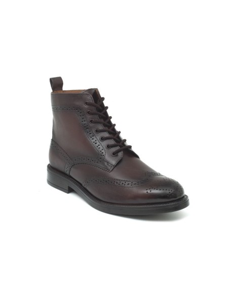 Brown leather boot