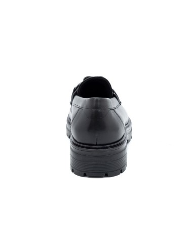 chaussures habillées femme de peau le noir W-CHAINE-BLACK