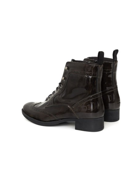 bottines femme de peau marron W-CHESTA-BROWN