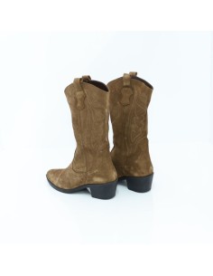 Light Brown suede Women's high boots 2