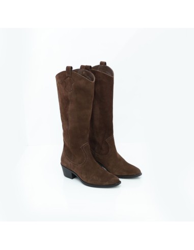 bottes femme suède marron W-TORELA-BROWN