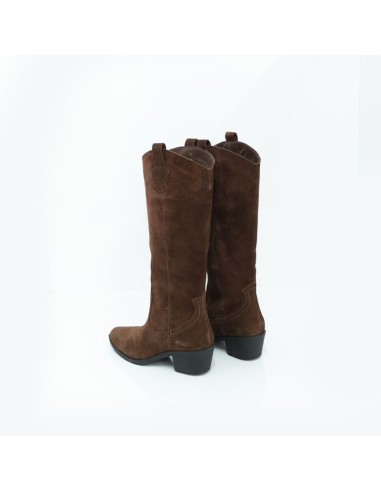 bottes femme suède marron W-TORELA-BROWN