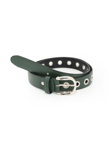 ceinture femme suède vert WB-CONALA-GREEN