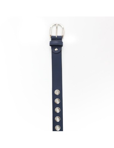 ceinture femme de peau bleu WB-CONALA-NAVY