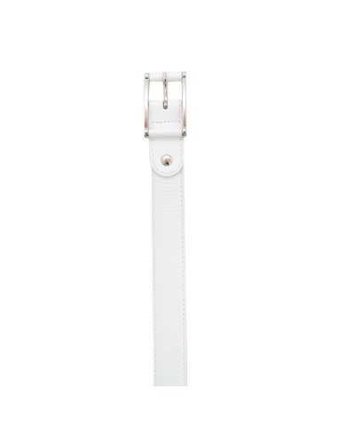 ceinture femme de peau blanc WB-PIKI-WHITE