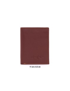 Burgundy leather wallet