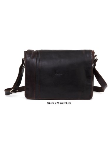 Brown leather bag
