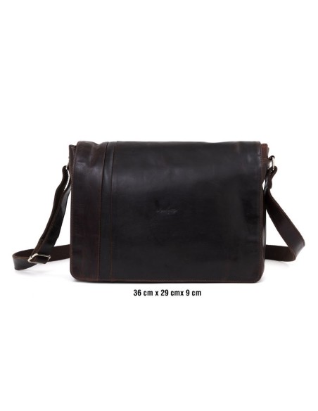 Brown leather bag