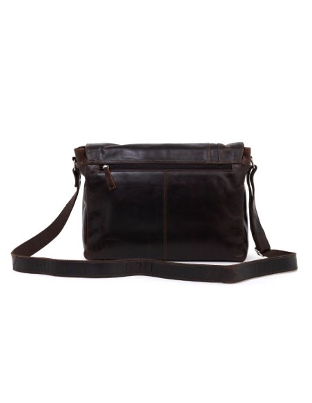Sac de peau marron AC-LAPCASE-134-BROWN