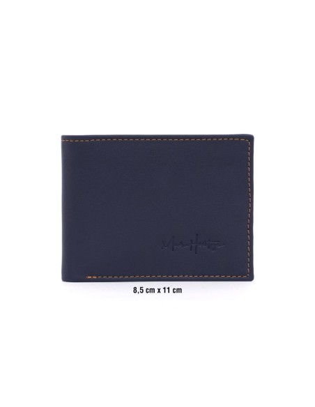 Mallette de peau bleu AC-REGENT-AZUL