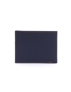 Blue leather wallet 2