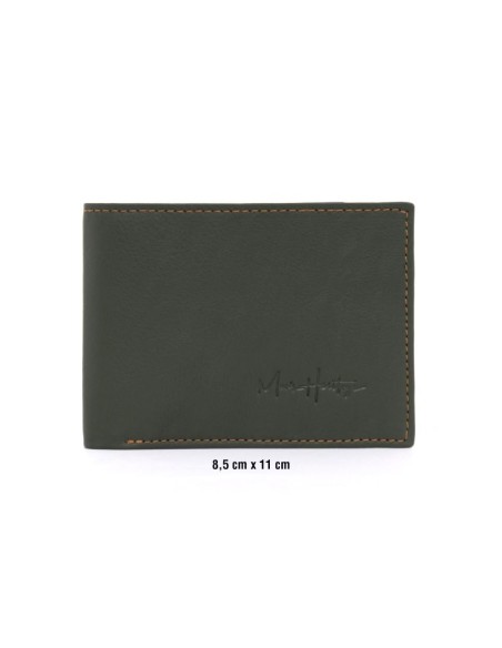 Mallette de peau vert AC-REGENT-VERDE