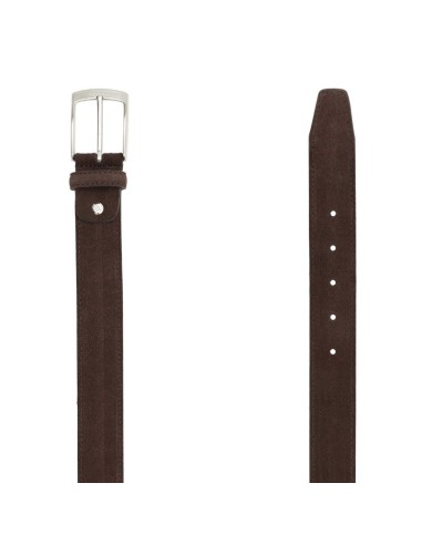 Brown suede belt