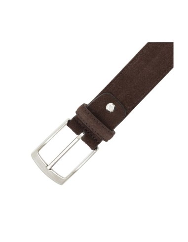 Brown suede belt