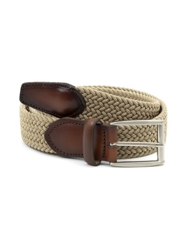 Ceinture tressé beige B-TRENTMAN-BEIGE