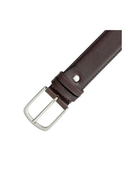 Ceinture de peau marron B-VASMEN-MARRON