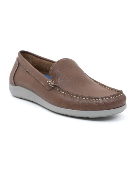 Light Brown leather boat shoe