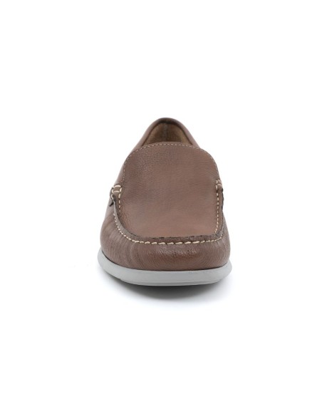 Light Brown leather boat shoe