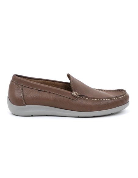 Light Brown leather boat shoe