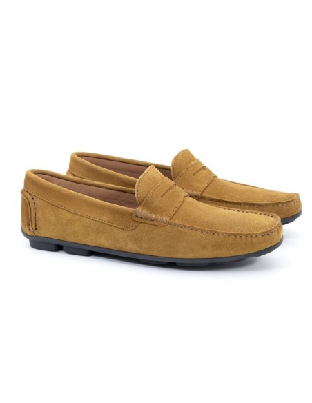 Light Brown suede moccasin