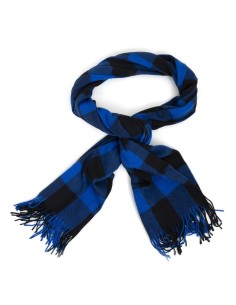 Foulard pour homme à carreaux bleu BUF-MISCO-BLUE 2