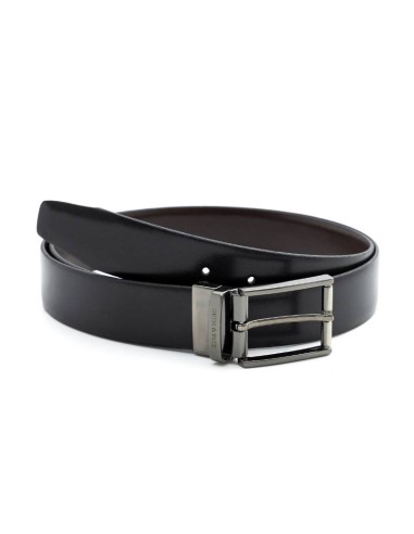 Ceinture de peau le noir B-BRENT-NEGRO-MARRON