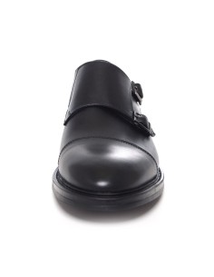 chaussure avec boucle de peau le noir ELVIN-NEGRO 2
